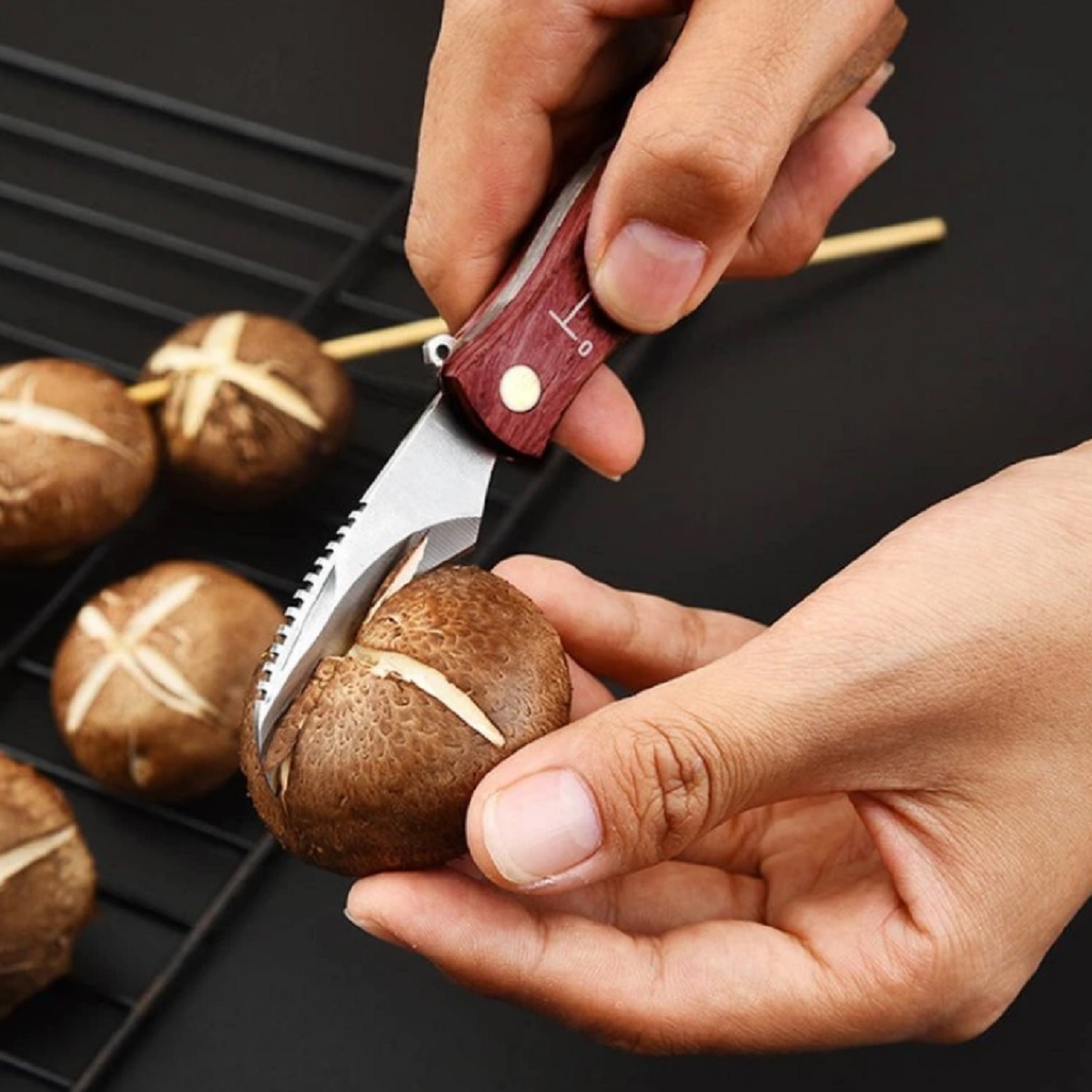 Jedinečný vreckový nôž na huby